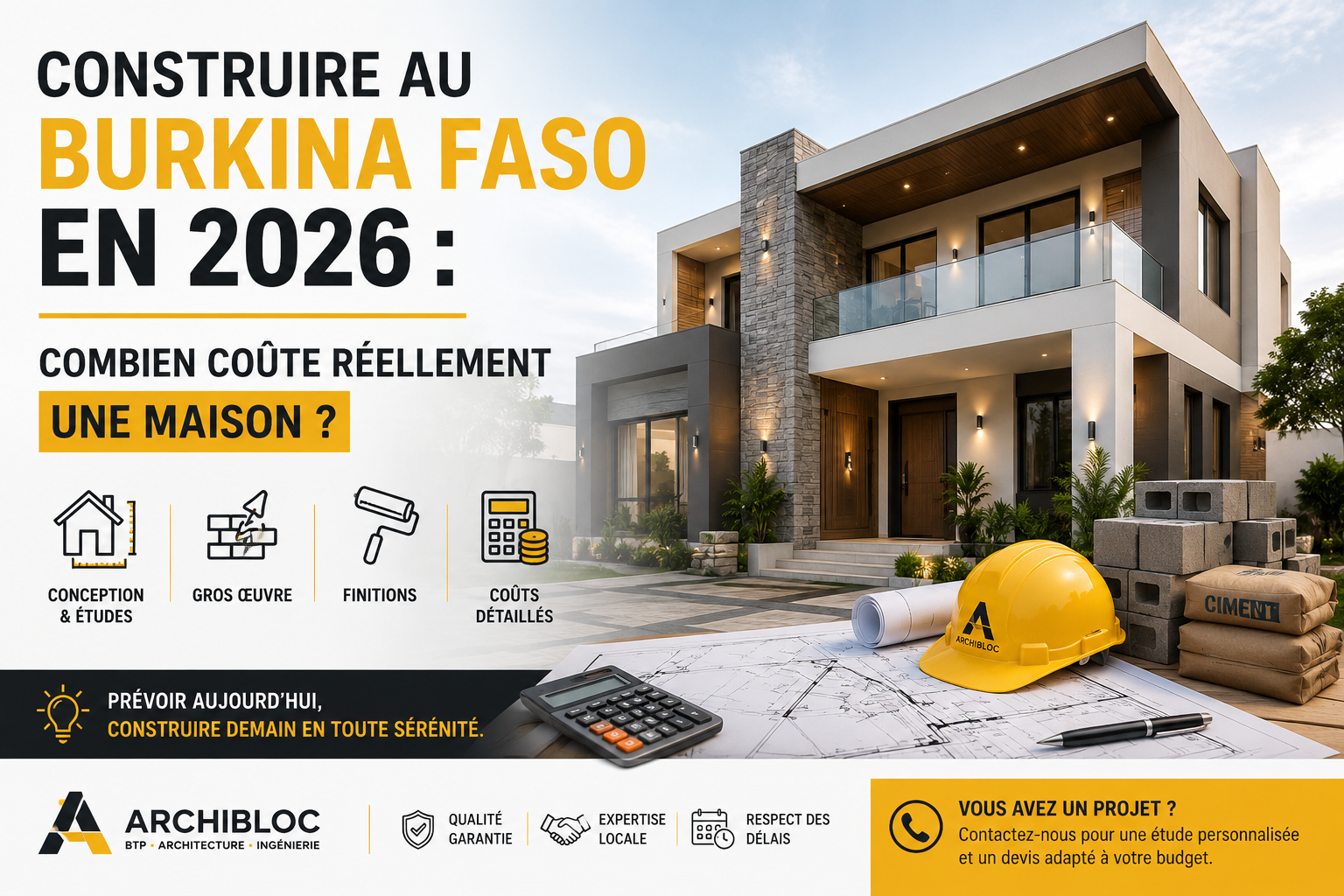 Construire au Burkina Faso en 2026 : combien coûte réellement une maison ?